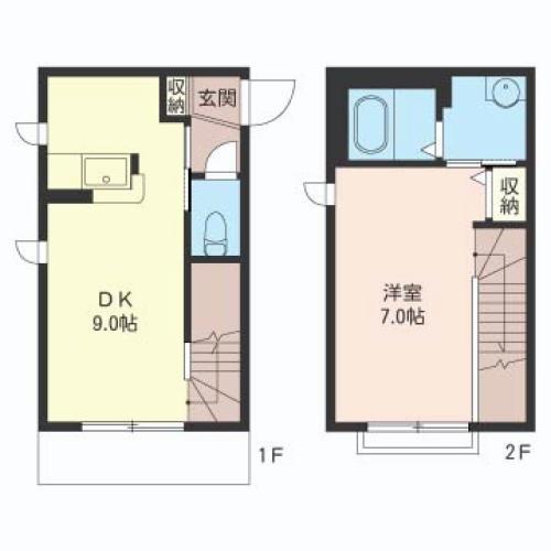 エスポワール目白(1LDK/1階)の間取り写真
