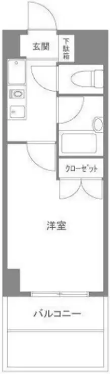 メインステージ東高円寺 2階階 間取り