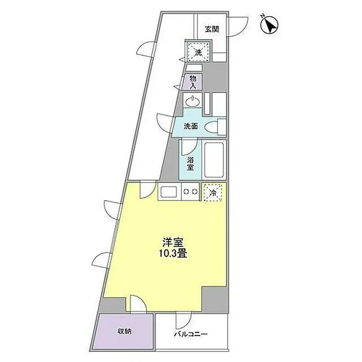 TKフラッツ渋谷 9階階 間取り