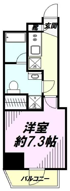 メインステージ八王子TokyoWest 3階階 間取り