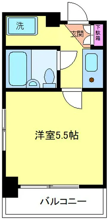 クリオ新子安参番館 9階階 間取り