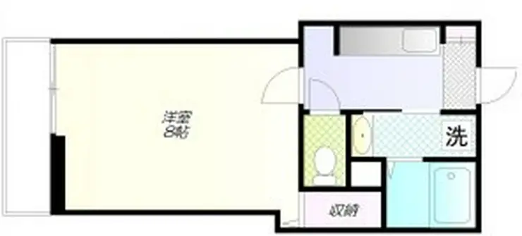 リバーサイドシャイン 2階階 間取り