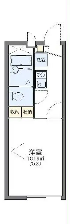 レオパレスハーモニー 2階階 間取り
