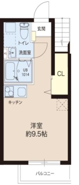 レピュア成増レジデンス(ワンルーム/1階)の間取り写真