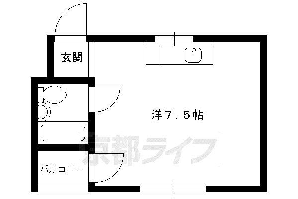 プラザクレバーIII(ワンルーム/3階)の間取り写真