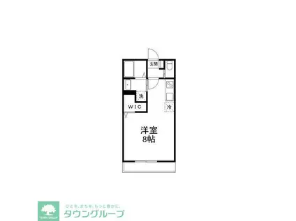 クオーレ習志野台I(1K/3階)の間取り写真