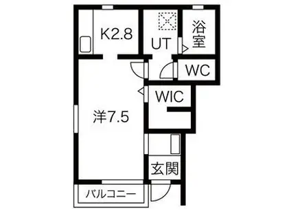 ＪＲ北上線 柳原駅(岩手) 徒歩20分 2階建 築8年(1K/1階)の間取り写真