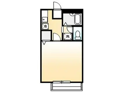 フォーユーパレス御幸(1K/2階)の間取り写真