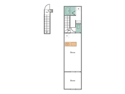 グレイスメゾン(1LDK/2階)の間取り写真