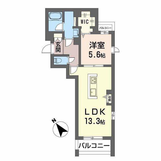スタールビー(1LDK/2階)の間取り写真