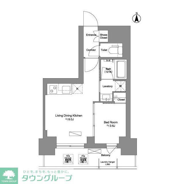 BRILLIA IST 新御徒町(1LDK/10階)の間取り写真