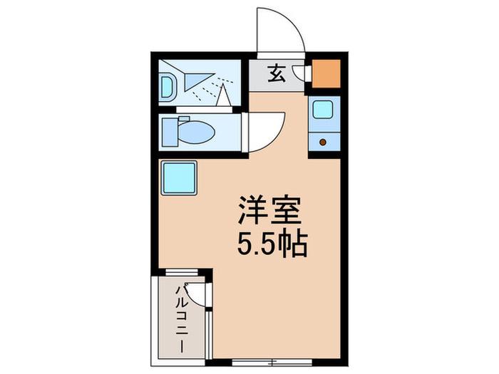 グランメール高田馬場(ワンルーム/4階)の間取り写真