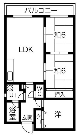 グランドメゾン(3LDK/1階)の間取り写真