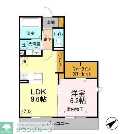 SORTE.S.K(1LDK/3階)の間取り写真