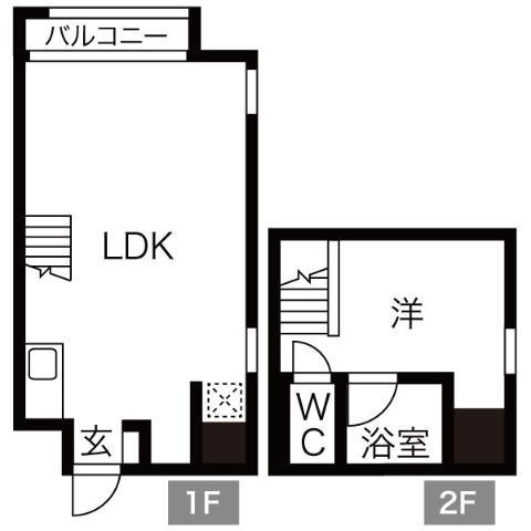 プリマヴェール名駅 ノルテ(1LDK/9階)の間取り写真