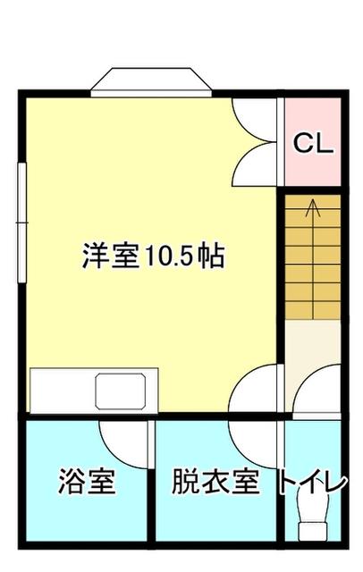 ドリームハイム(ワンルーム/2階)の間取り写真