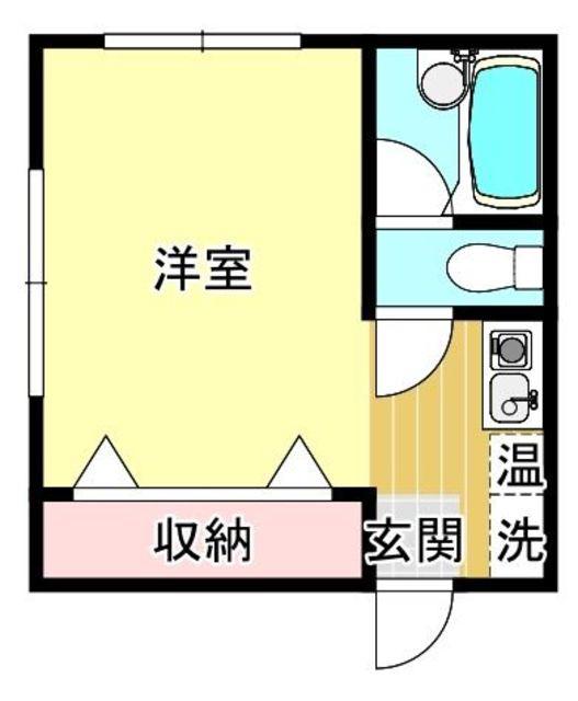 ビバリーハウス井尻IIIB(ワンルーム/1階)の間取り写真
