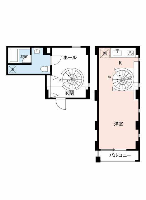 マイナビSTAY恵比寿スクウェア(ワンルーム/1階)の間取り写真