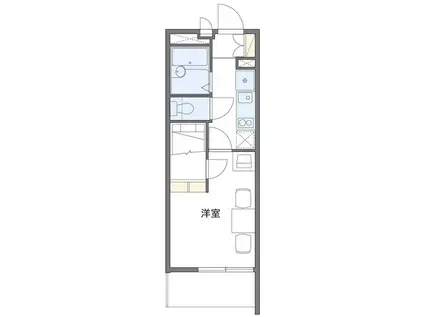 レオパレスCEDRUS(1K/3階)の間取り写真