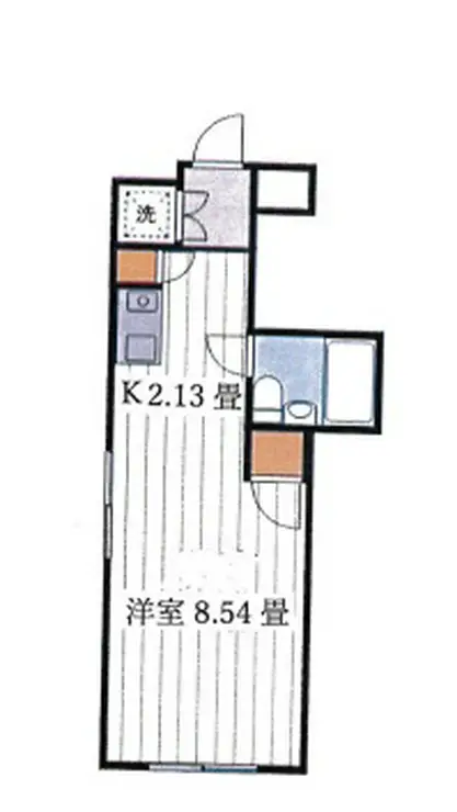 Jパレス国立 2階階 間取り