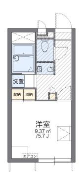 レオパレス上坂部II(1K/1階)の間取り写真