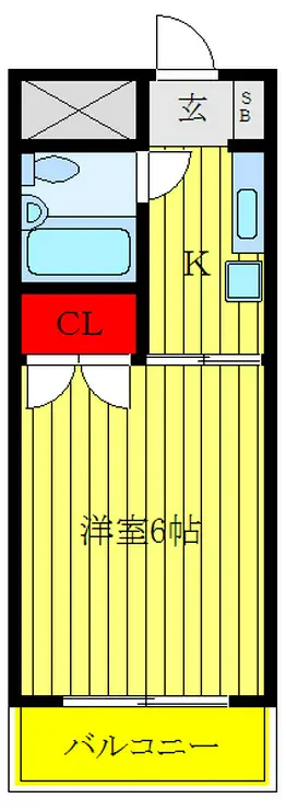 日神パレス板橋本町第2 3階階 間取り