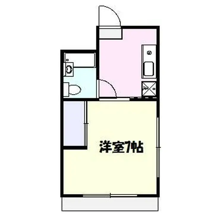 第2セイカマンション 1階階 間取り