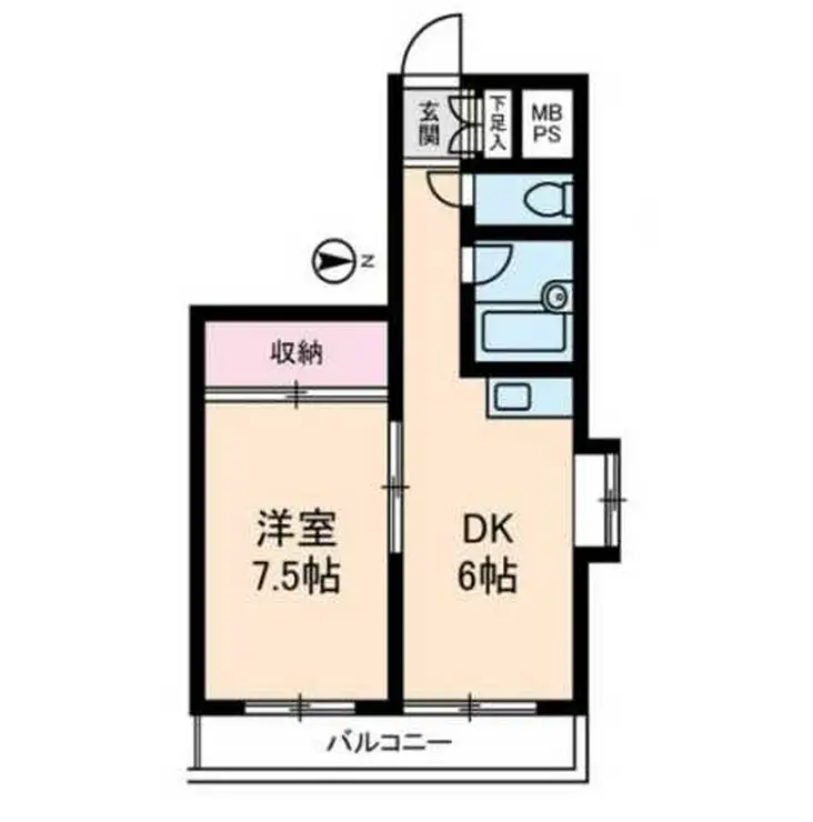 三桃マンション 1階階 間取り