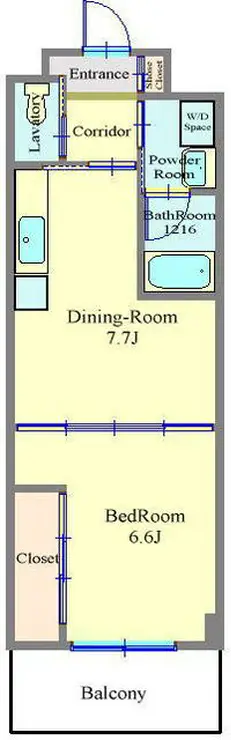 レジェンド片瀬海岸 3階階 間取り