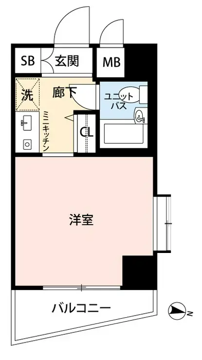 日神パレステージ南長崎 8階階 間取り