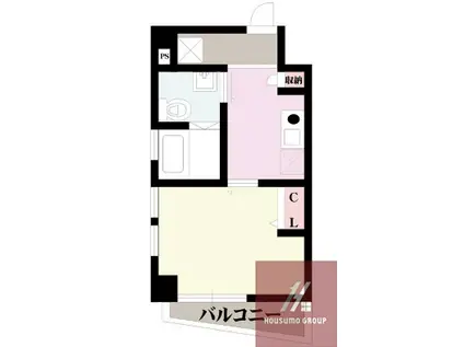 ORIENTCITY南堀江II(1K/8階)の間取り写真