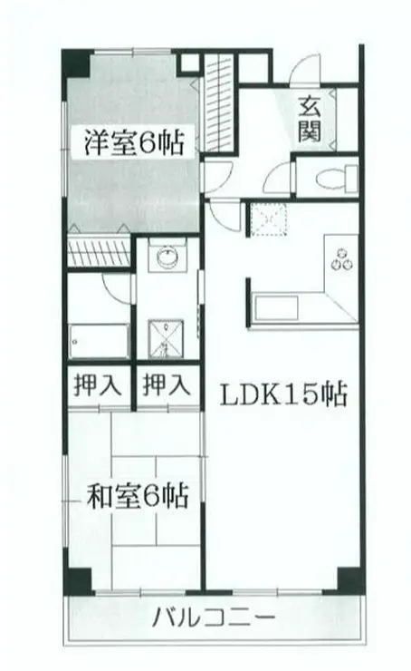 セジュール東所沢 1階階 間取り
