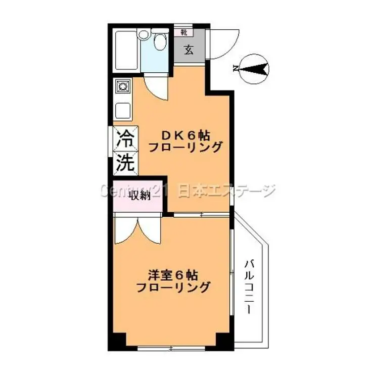 パークハイツ旗の台 3階階 間取り