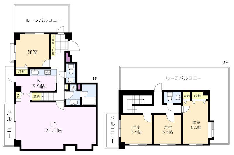 久が原ホームズ(4LDK/3階)の間取り写真