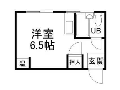 リンツ北野(ワンルーム/3階)の間取り写真