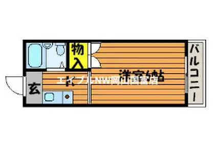 ST学南(1K/1階)の間取り写真