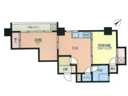 三和パレス(2DK/3階)の間取り写真