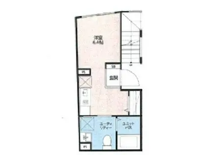 ALOKO新御徒町(ワンルーム/5階)の間取り写真