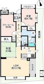 ワコーレパルテール須磨(2SLDK/1階)の間取り写真