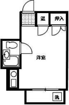 R・太田ハイム(ワンルーム/3階)の間取り写真