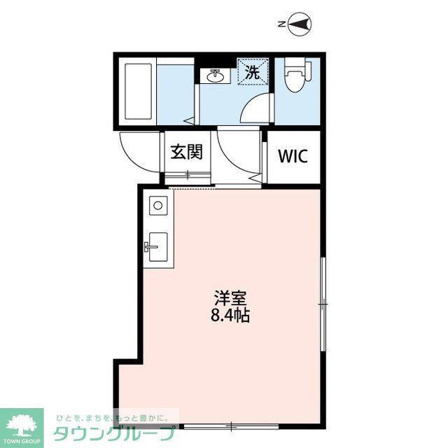 RIDERS BASE IN 阿佐谷(ワンルーム/2階)の間取り写真