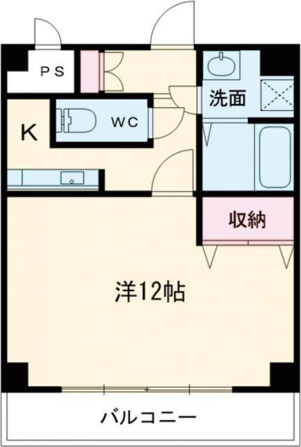 ら・ほうれん(1K/2階)の間取り写真