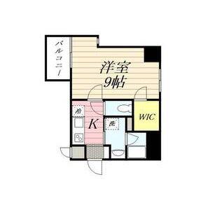 HF伏見レジデンス(1K/9階)の間取り写真