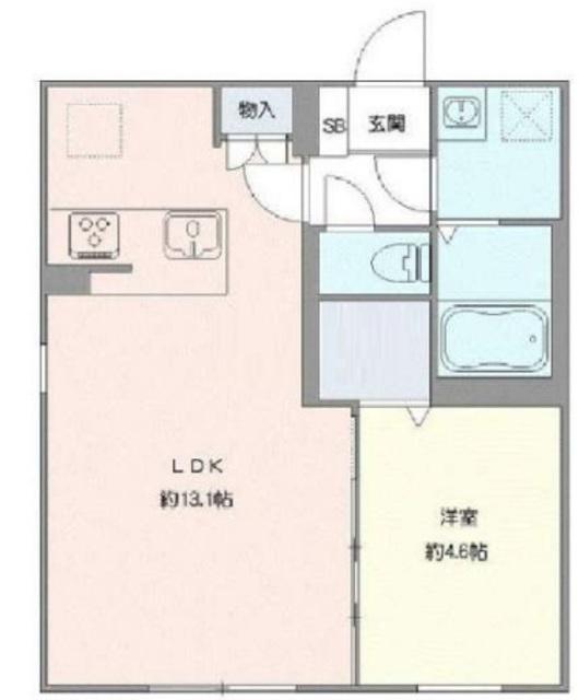 ネオアーバンレジデンス江古田(1LDK/3階)の間取り写真