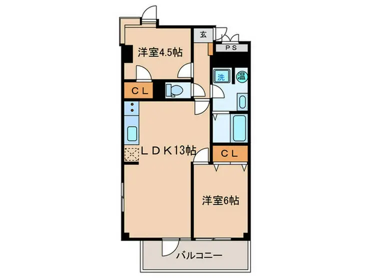 新城京浜ビル 8階階 間取り