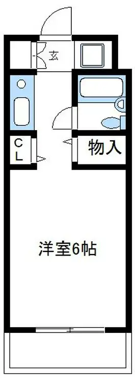 多摩学生マンション 3階階 間取り