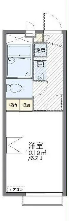 レオパレスカンパニュール 2階階 間取り