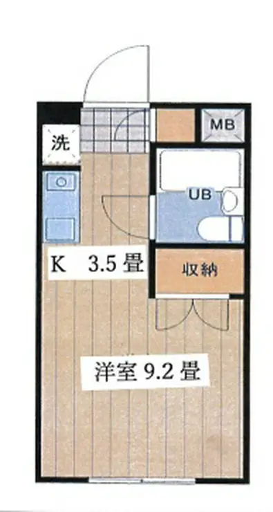 Jパレス国立 2階階 間取り