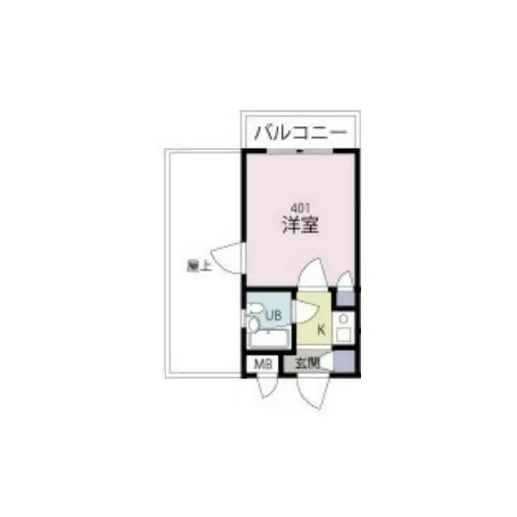 クロノス八王子台町 4階階 間取り