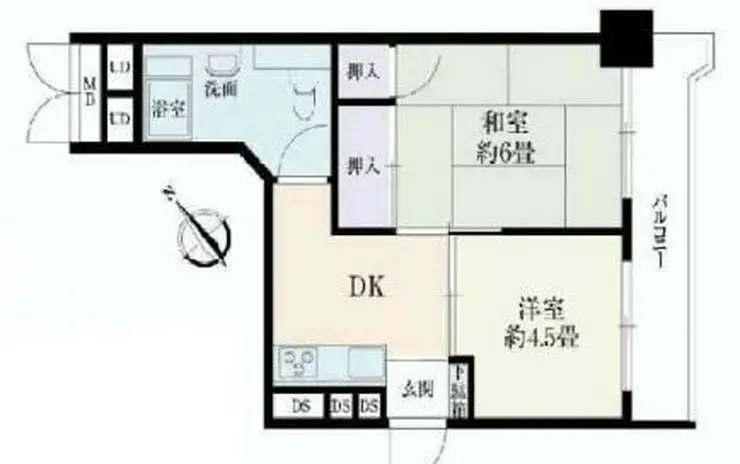 東和緑野ダイヤモンドマンション 3階階 間取り